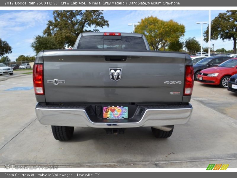 Mineral Gray Metallic / Dark Slate/Medium Graystone 2012 Dodge Ram 2500 HD SLT Crew Cab 4x4