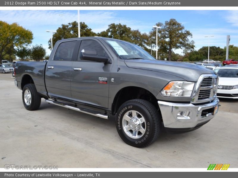 Mineral Gray Metallic / Dark Slate/Medium Graystone 2012 Dodge Ram 2500 HD SLT Crew Cab 4x4