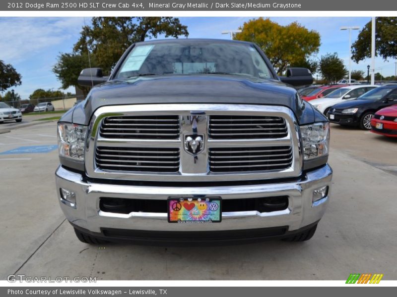 Mineral Gray Metallic / Dark Slate/Medium Graystone 2012 Dodge Ram 2500 HD SLT Crew Cab 4x4