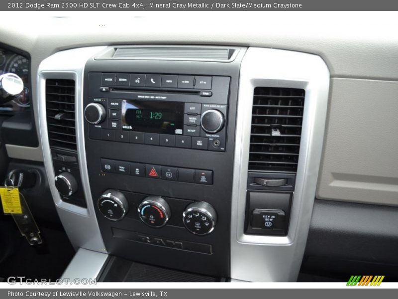 Mineral Gray Metallic / Dark Slate/Medium Graystone 2012 Dodge Ram 2500 HD SLT Crew Cab 4x4
