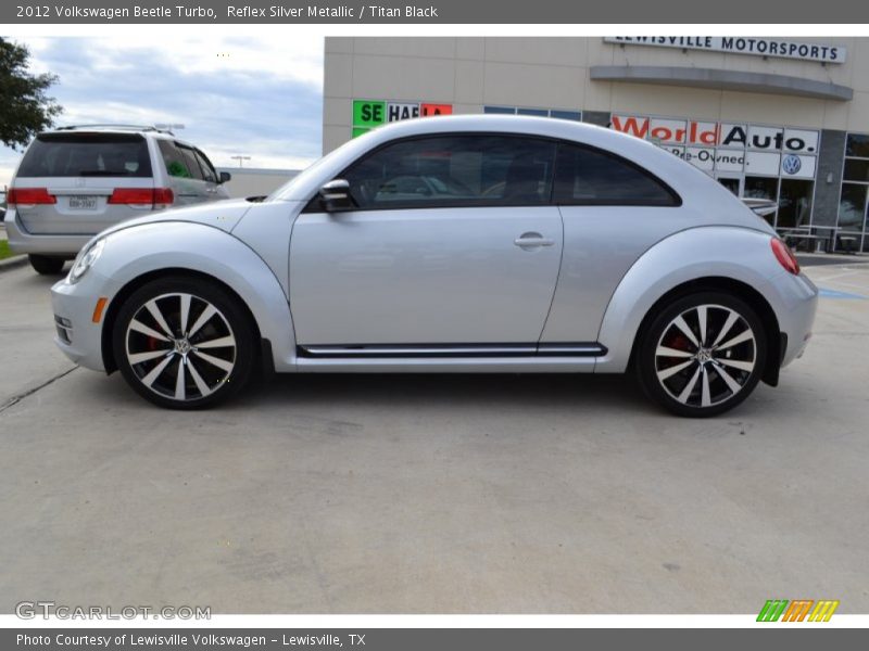 Reflex Silver Metallic / Titan Black 2012 Volkswagen Beetle Turbo