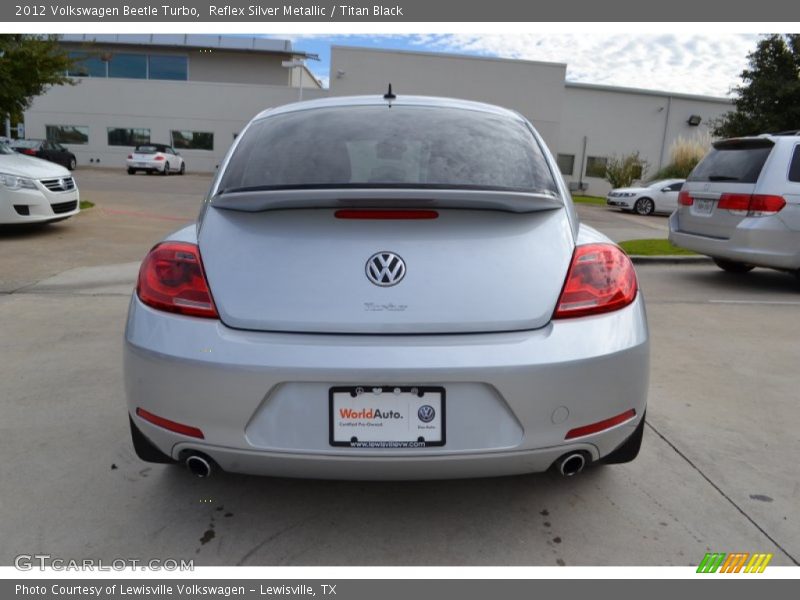 Reflex Silver Metallic / Titan Black 2012 Volkswagen Beetle Turbo