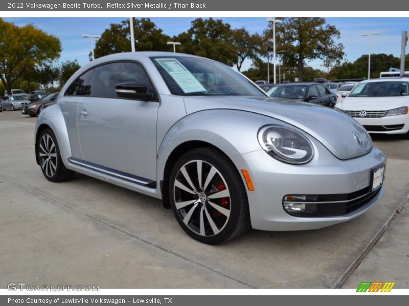 Reflex Silver Metallic / Titan Black 2012 Volkswagen Beetle Turbo