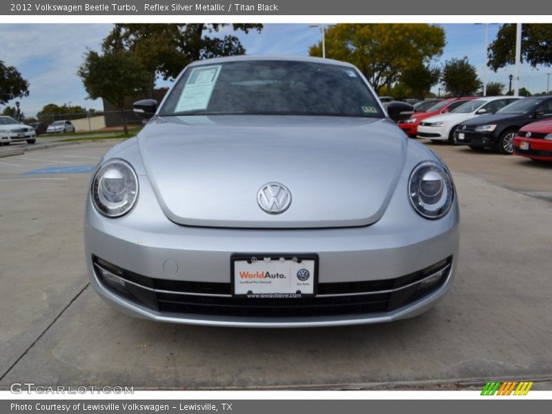 Reflex Silver Metallic / Titan Black 2012 Volkswagen Beetle Turbo
