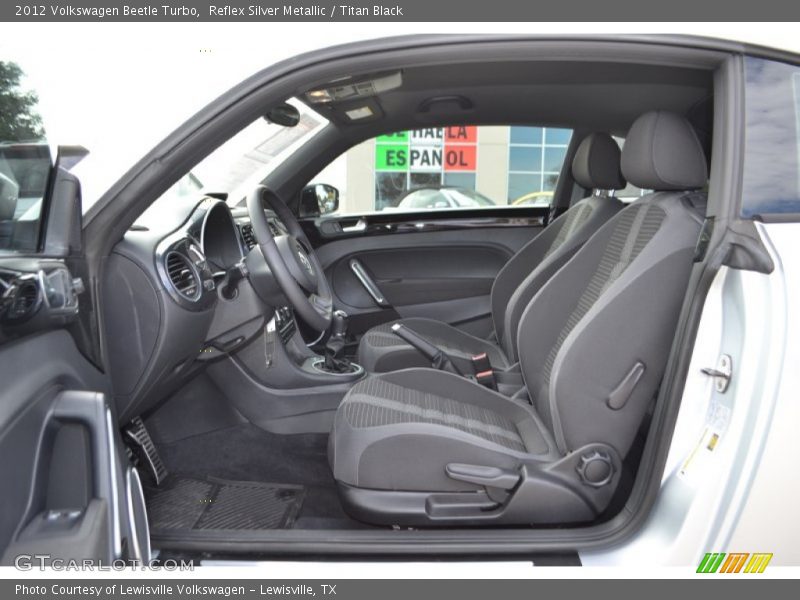 Reflex Silver Metallic / Titan Black 2012 Volkswagen Beetle Turbo