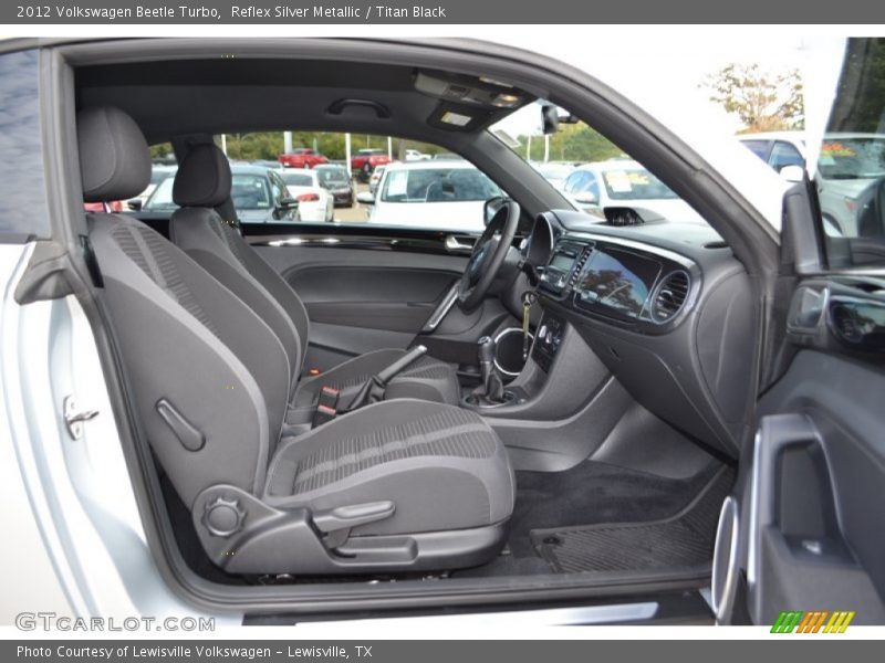 Reflex Silver Metallic / Titan Black 2012 Volkswagen Beetle Turbo