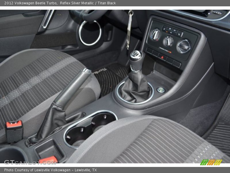 Reflex Silver Metallic / Titan Black 2012 Volkswagen Beetle Turbo