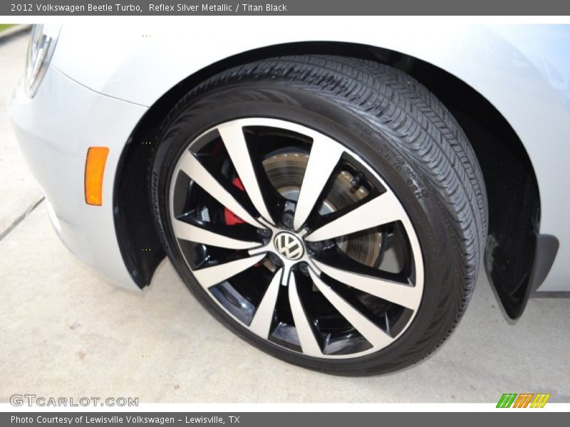 Reflex Silver Metallic / Titan Black 2012 Volkswagen Beetle Turbo