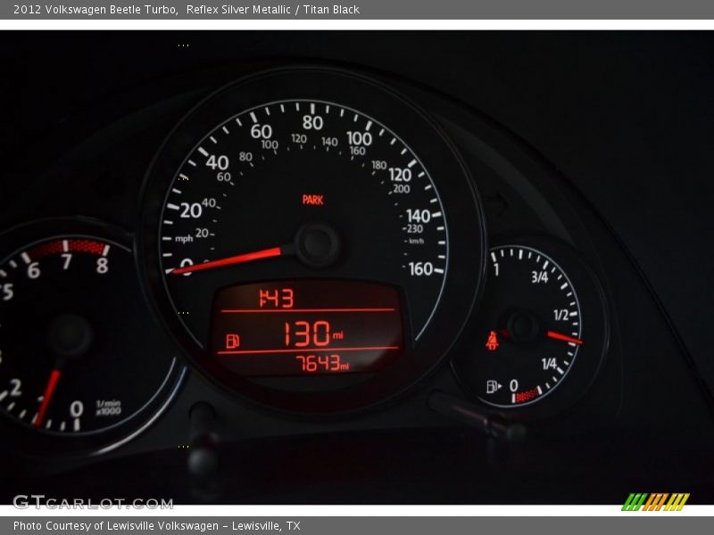 Reflex Silver Metallic / Titan Black 2012 Volkswagen Beetle Turbo