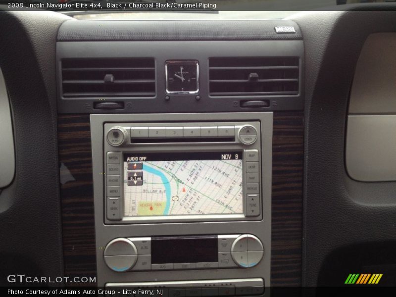Black / Charcoal Black/Caramel Piping 2008 Lincoln Navigator Elite 4x4