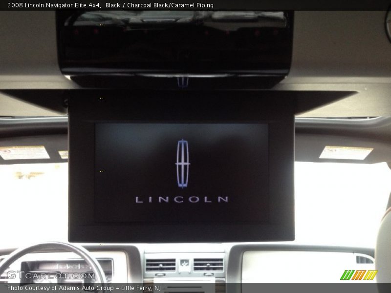Black / Charcoal Black/Caramel Piping 2008 Lincoln Navigator Elite 4x4