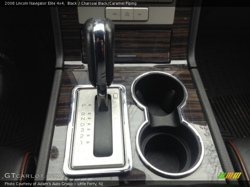 Black / Charcoal Black/Caramel Piping 2008 Lincoln Navigator Elite 4x4