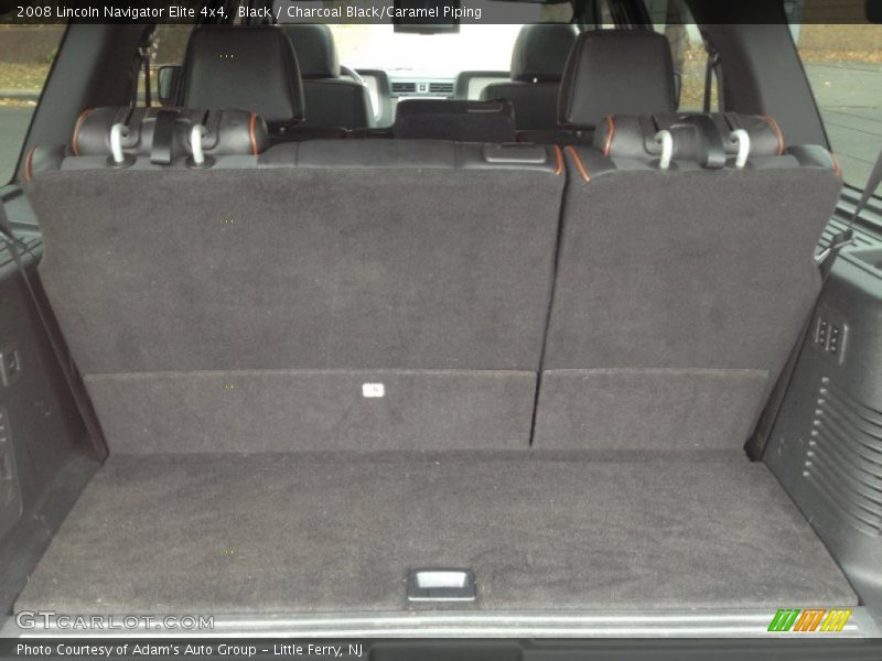 Black / Charcoal Black/Caramel Piping 2008 Lincoln Navigator Elite 4x4