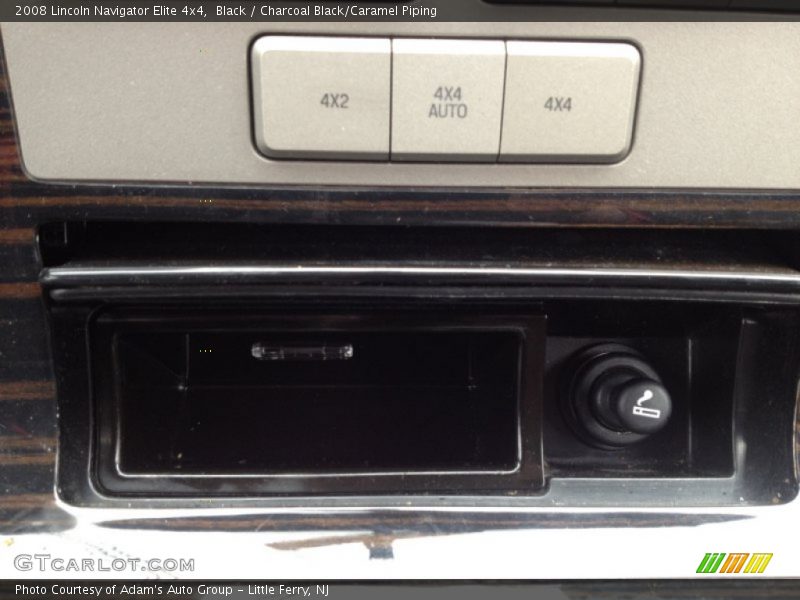 Black / Charcoal Black/Caramel Piping 2008 Lincoln Navigator Elite 4x4