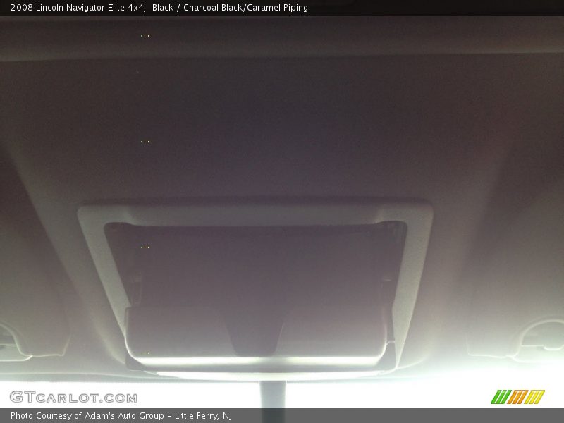 Black / Charcoal Black/Caramel Piping 2008 Lincoln Navigator Elite 4x4