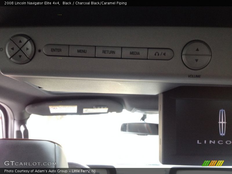 Black / Charcoal Black/Caramel Piping 2008 Lincoln Navigator Elite 4x4