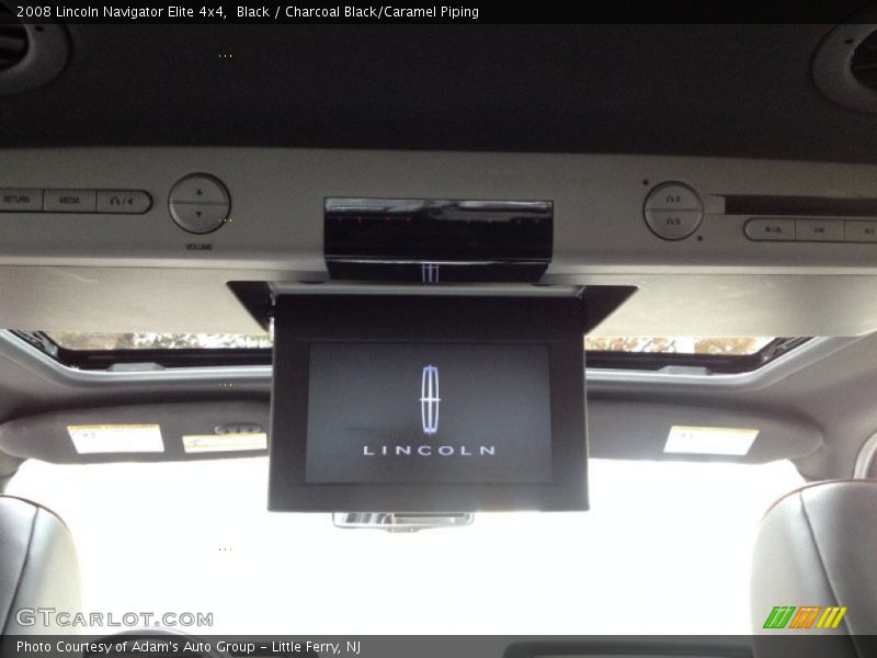 Black / Charcoal Black/Caramel Piping 2008 Lincoln Navigator Elite 4x4