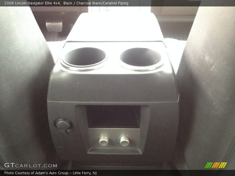 Black / Charcoal Black/Caramel Piping 2008 Lincoln Navigator Elite 4x4