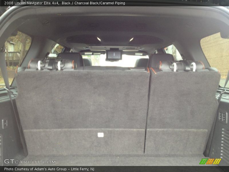 Black / Charcoal Black/Caramel Piping 2008 Lincoln Navigator Elite 4x4