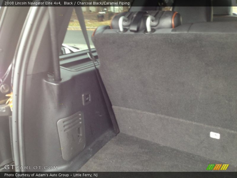 Black / Charcoal Black/Caramel Piping 2008 Lincoln Navigator Elite 4x4