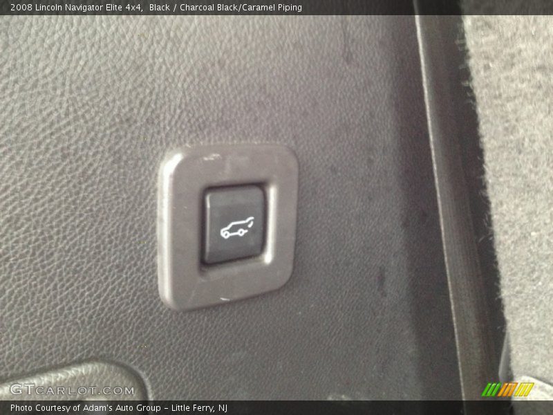 Black / Charcoal Black/Caramel Piping 2008 Lincoln Navigator Elite 4x4