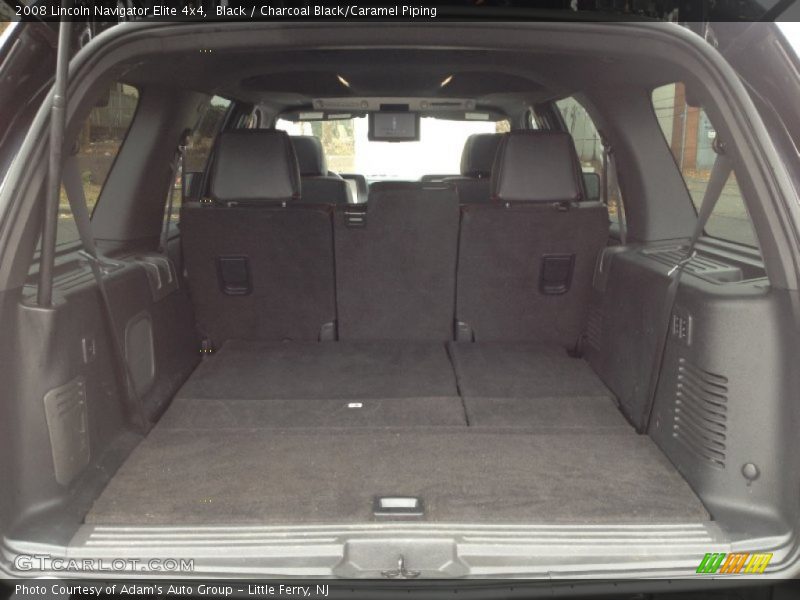 Black / Charcoal Black/Caramel Piping 2008 Lincoln Navigator Elite 4x4