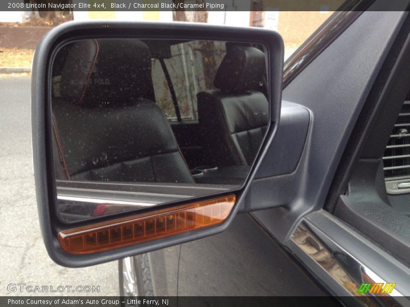 Black / Charcoal Black/Caramel Piping 2008 Lincoln Navigator Elite 4x4