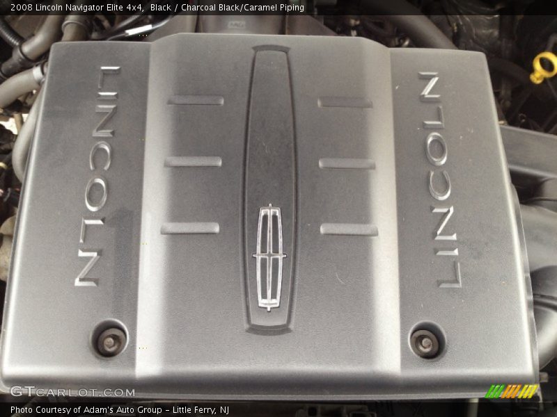 Black / Charcoal Black/Caramel Piping 2008 Lincoln Navigator Elite 4x4