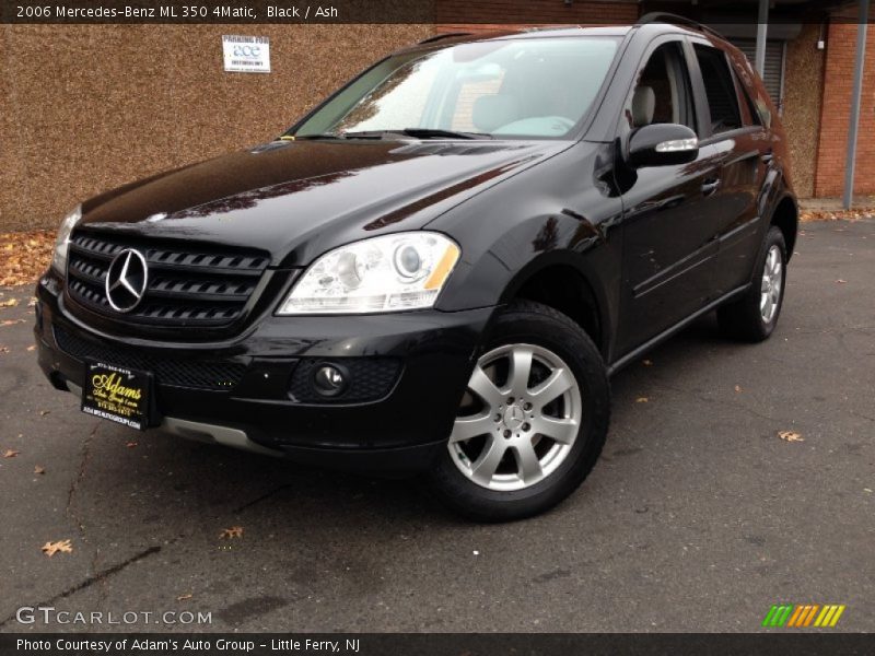 Black / Ash 2006 Mercedes-Benz ML 350 4Matic