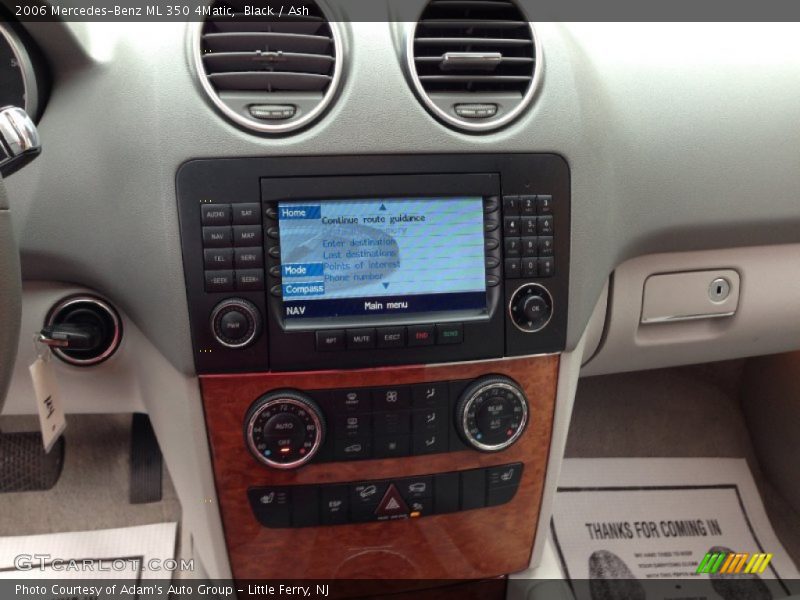 Black / Ash 2006 Mercedes-Benz ML 350 4Matic