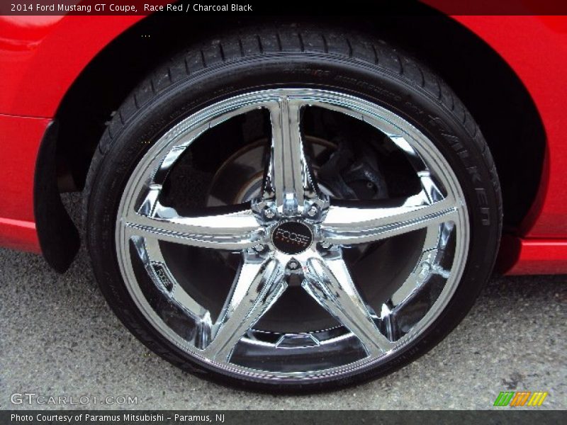 Custom Wheels of 2014 Mustang GT Coupe