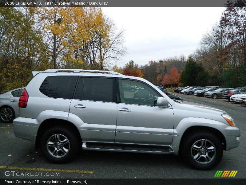 Titanium Silver Metallic / Dark Gray 2008 Lexus GX 470