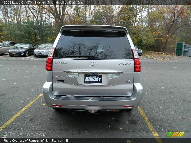 Titanium Silver Metallic / Dark Gray 2008 Lexus GX 470