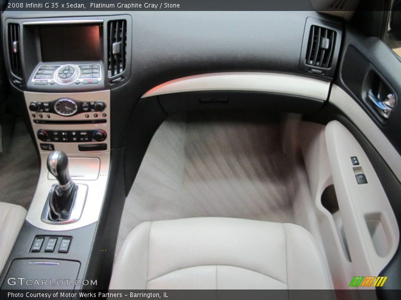 Platinum Graphite Gray / Stone 2008 Infiniti G 35 x Sedan