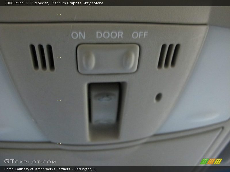 Platinum Graphite Gray / Stone 2008 Infiniti G 35 x Sedan