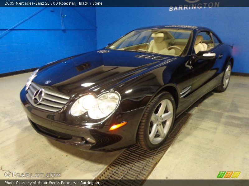 Black / Stone 2005 Mercedes-Benz SL 500 Roadster