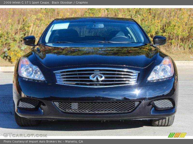 Black Obsidian / Graphite 2009 Infiniti G 37 S Sport Coupe