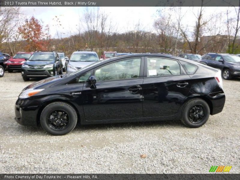 Black / Misty Gray 2013 Toyota Prius Three Hybrid