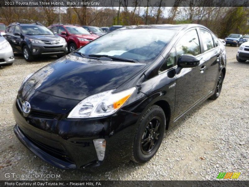 Black / Misty Gray 2013 Toyota Prius Three Hybrid