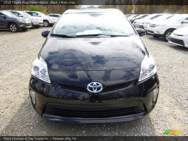 Black / Misty Gray 2013 Toyota Prius Three Hybrid