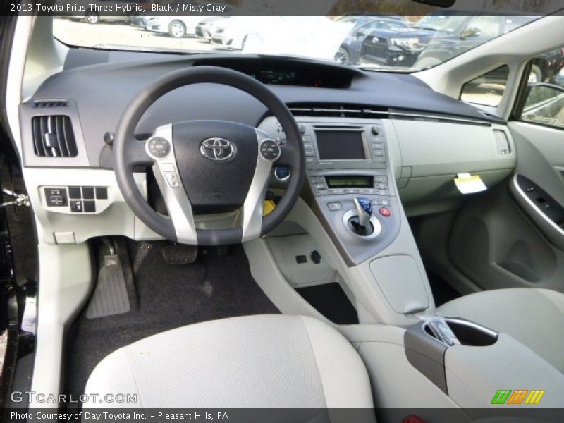 Black / Misty Gray 2013 Toyota Prius Three Hybrid