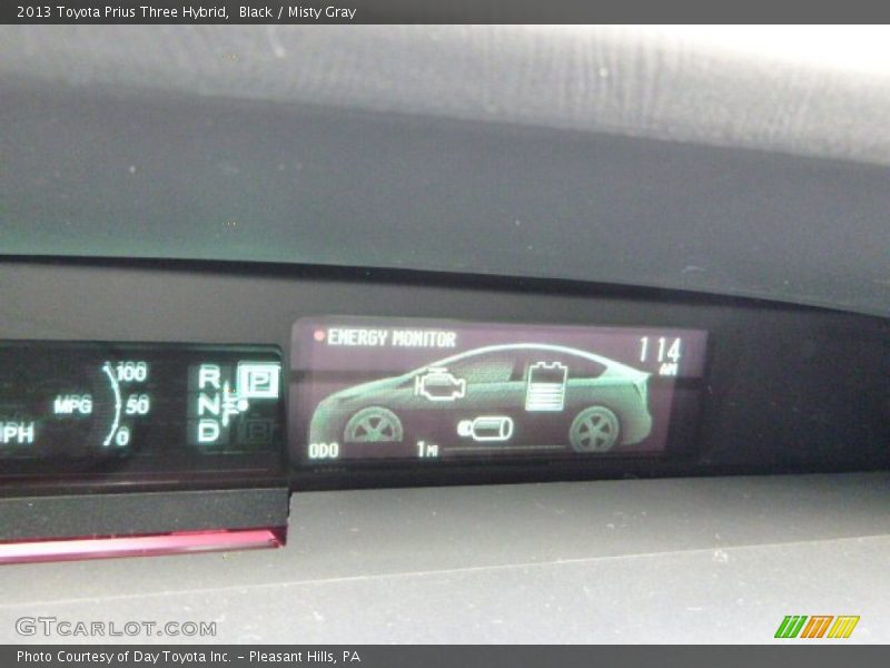Black / Misty Gray 2013 Toyota Prius Three Hybrid