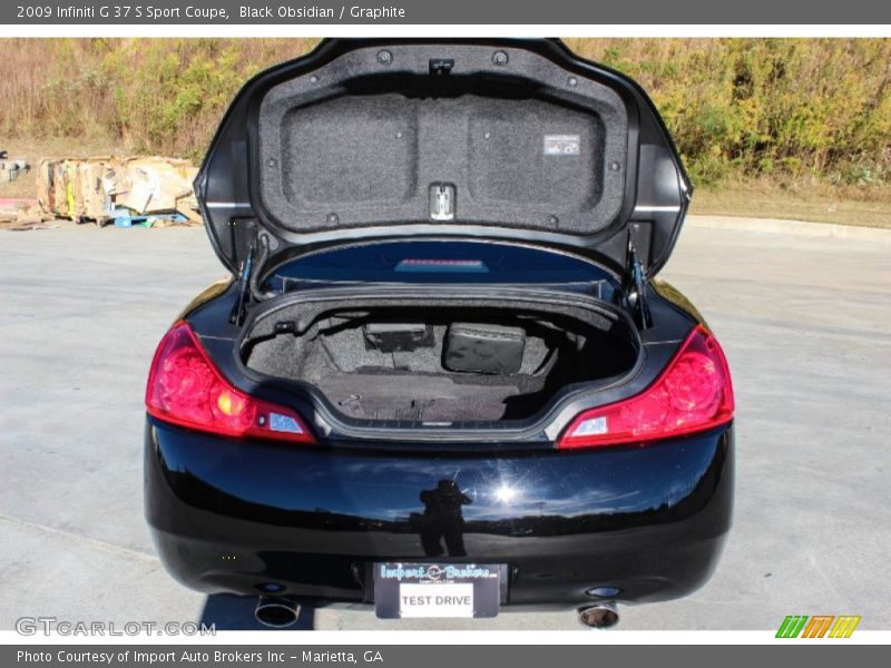 Black Obsidian / Graphite 2009 Infiniti G 37 S Sport Coupe