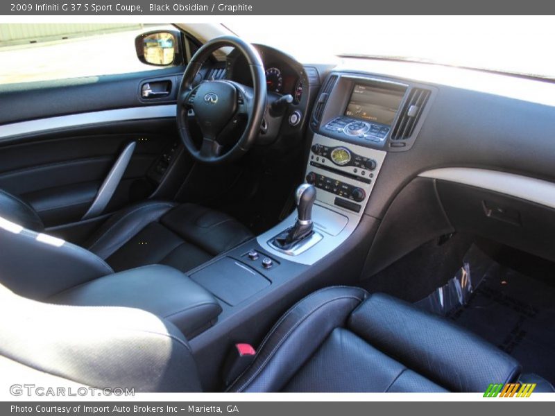 Black Obsidian / Graphite 2009 Infiniti G 37 S Sport Coupe