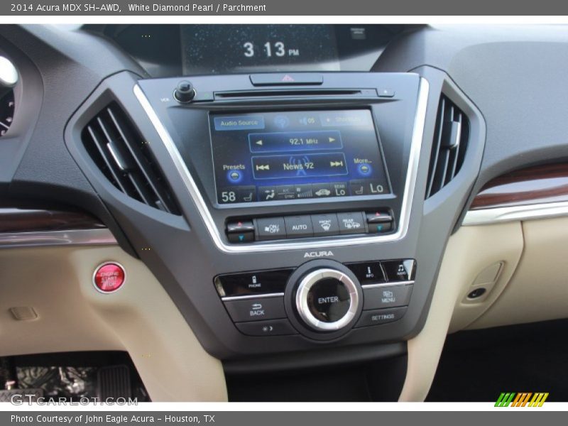 White Diamond Pearl / Parchment 2014 Acura MDX SH-AWD