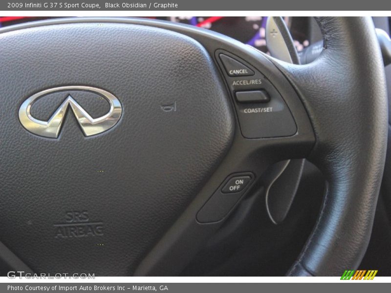 Black Obsidian / Graphite 2009 Infiniti G 37 S Sport Coupe