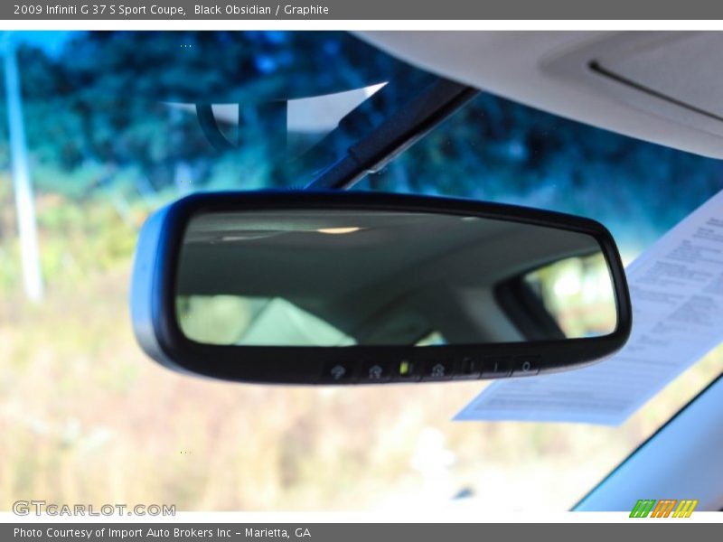 Black Obsidian / Graphite 2009 Infiniti G 37 S Sport Coupe