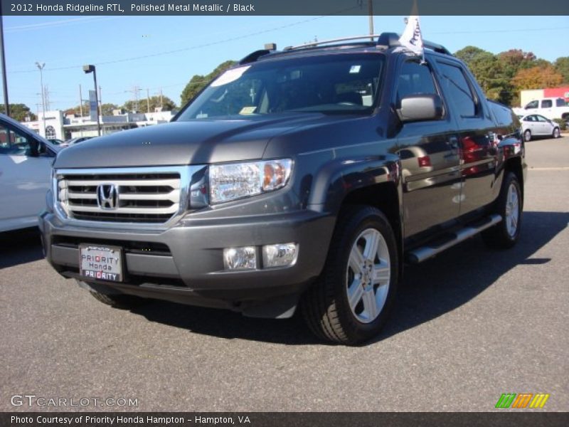 Polished Metal Metallic / Black 2012 Honda Ridgeline RTL