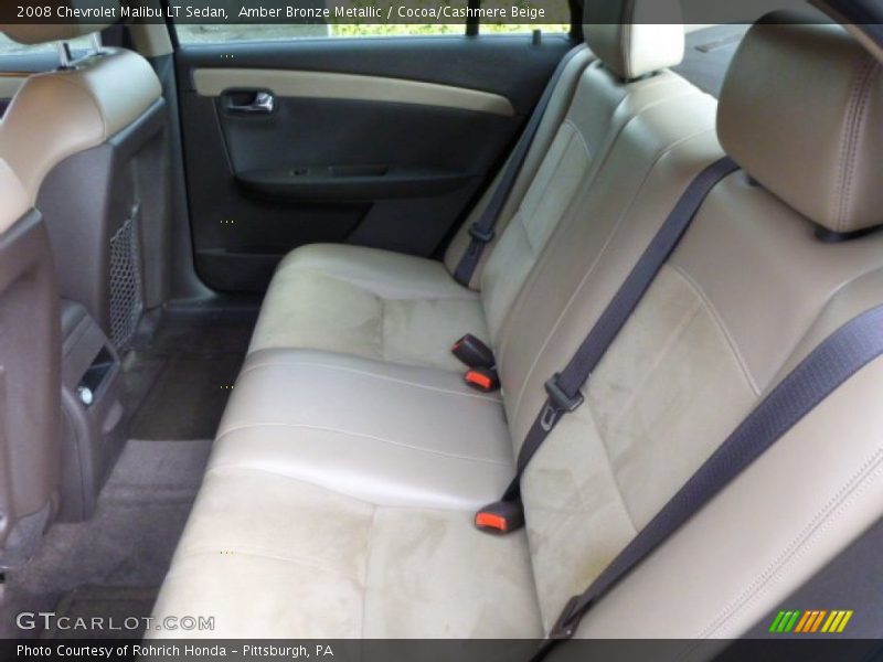 Amber Bronze Metallic / Cocoa/Cashmere Beige 2008 Chevrolet Malibu LT Sedan