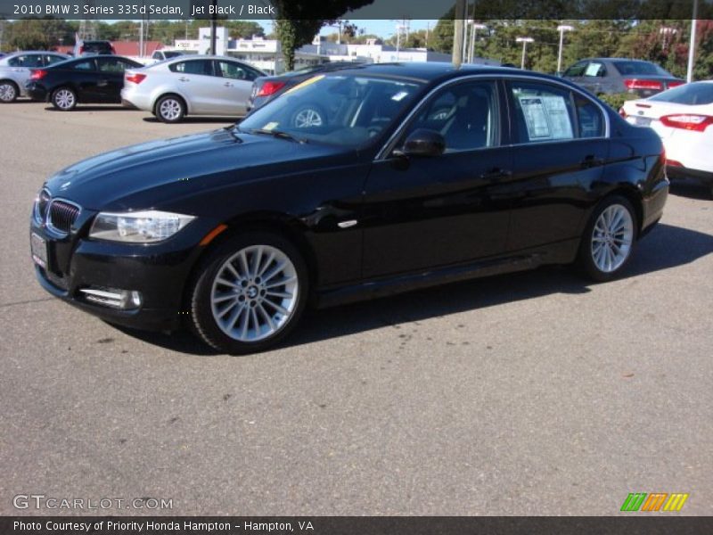 Jet Black / Black 2010 BMW 3 Series 335d Sedan